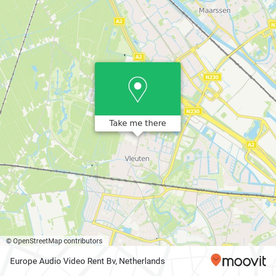 Europe Audio Video Rent Bv kaart
