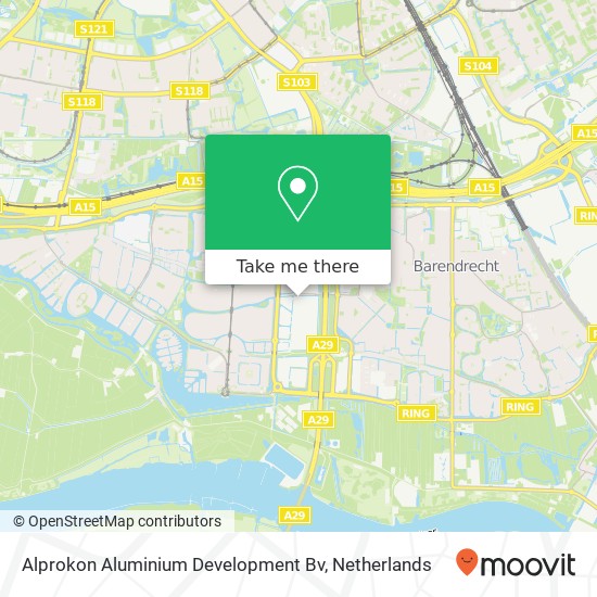 Alprokon Aluminium Development Bv kaart