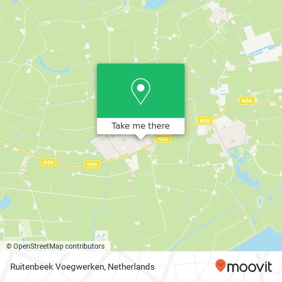 Ruitenbeek Voegwerken kaart