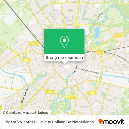 Bloem'S Vinotheek Unique Holland Bv kaart