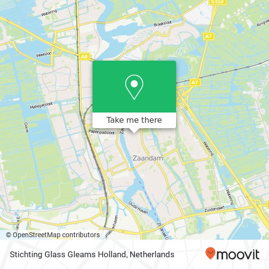 Stichting Glass Gleams Holland kaart