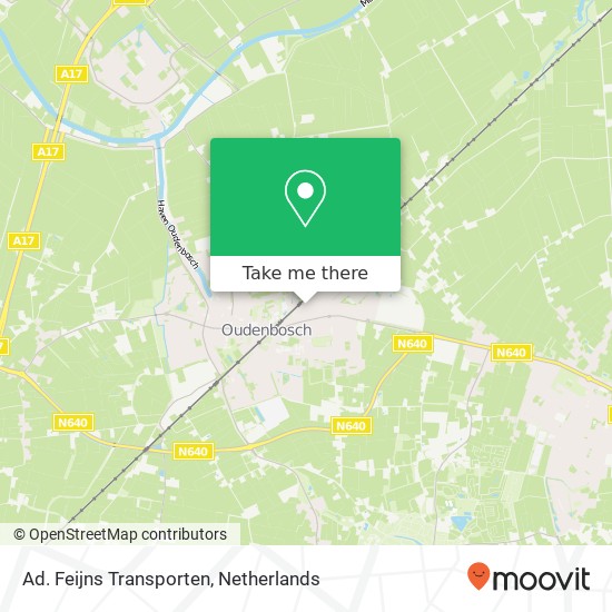 Ad. Feijns Transporten kaart