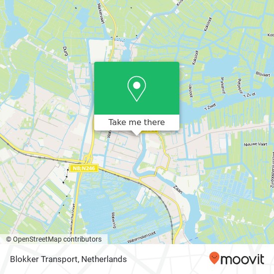 Blokker Transport kaart