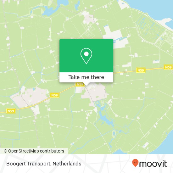 Boogert Transport kaart