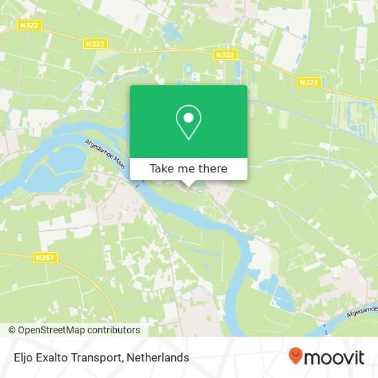 Eljo Exalto Transport kaart