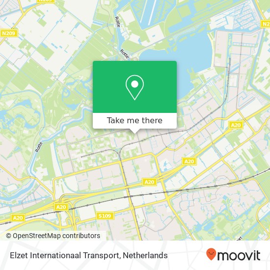Elzet Internationaal Transport kaart