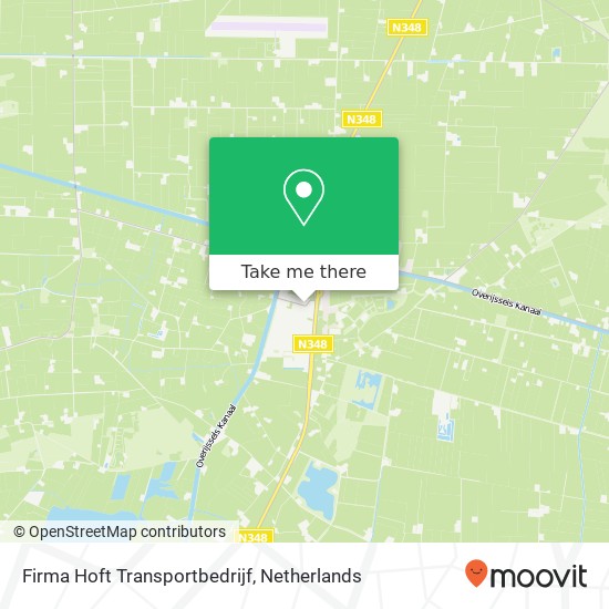 Firma Hoft Transportbedrijf kaart