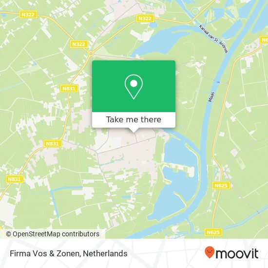 Firma Vos & Zonen kaart