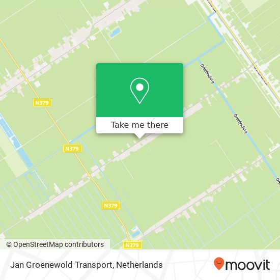 Jan Groenewold Transport kaart