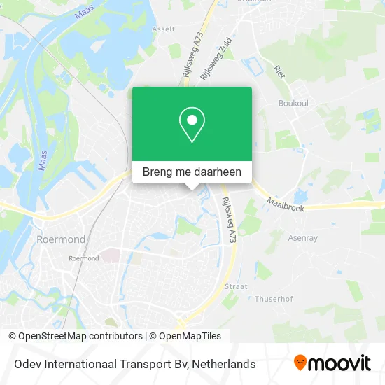 Odev Internationaal Transport Bv kaart