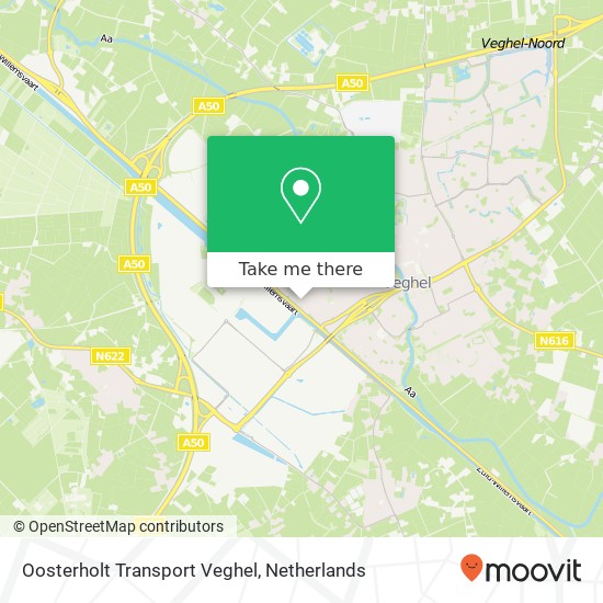 Oosterholt Transport Veghel kaart