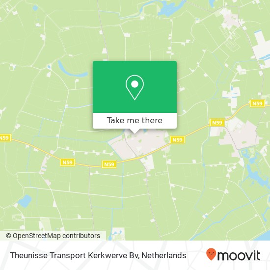 Theunisse Transport Kerkwerve Bv kaart