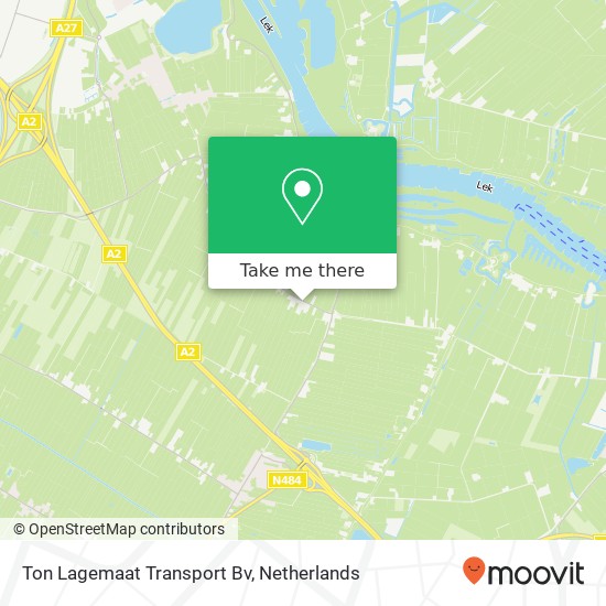 Ton Lagemaat Transport Bv kaart