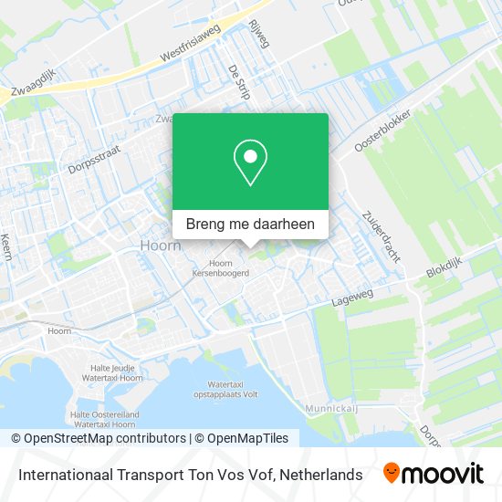 Internationaal Transport Ton Vos Vof kaart