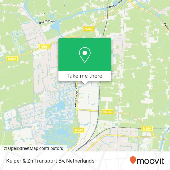 Kuiper & Zn Transport Bv kaart