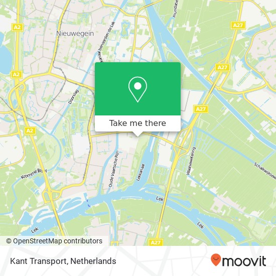 Kant Transport kaart
