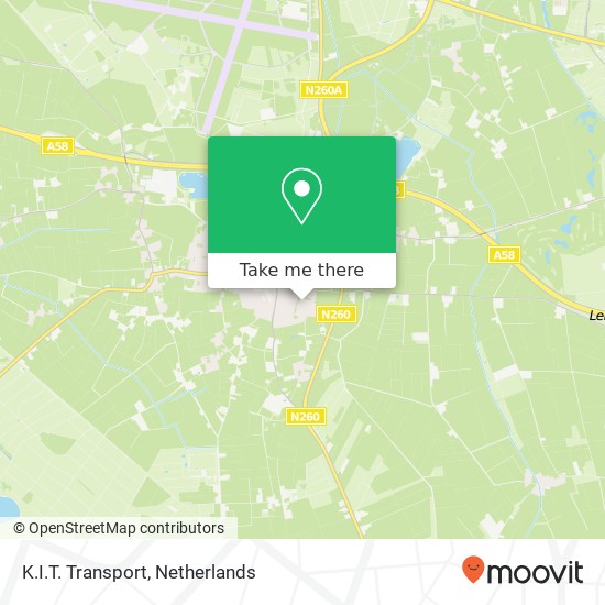 K.I.T. Transport kaart