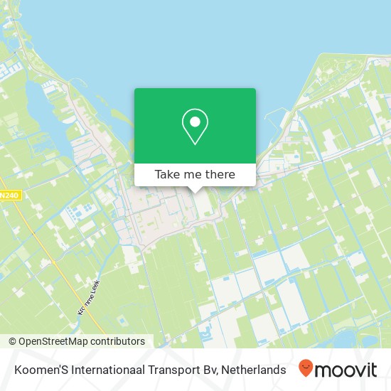 Koomen'S Internationaal Transport Bv kaart