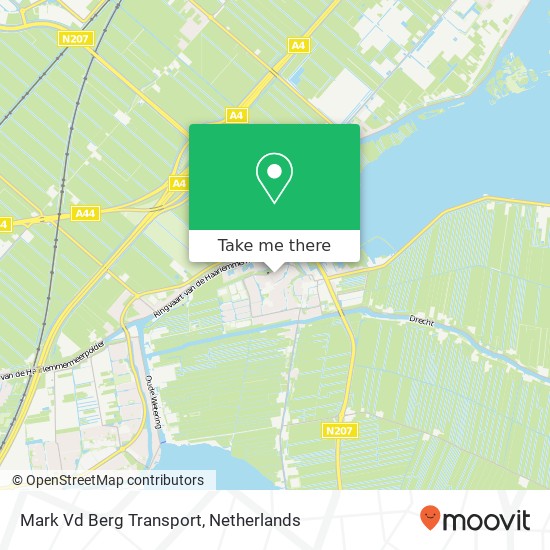 Mark Vd Berg Transport kaart