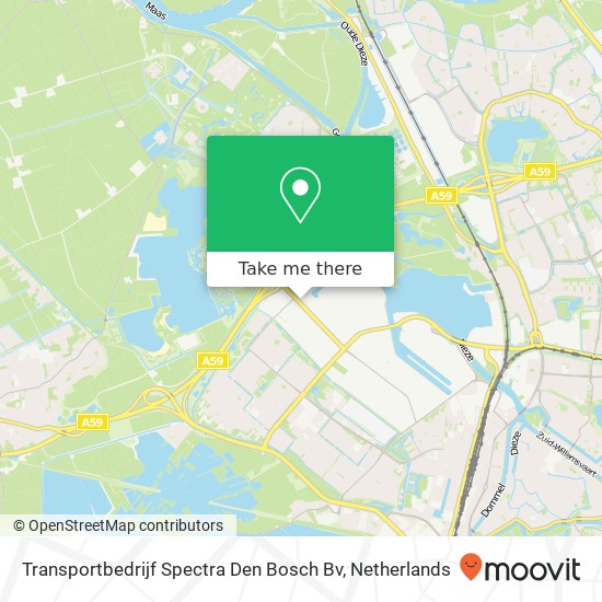 Transportbedrijf Spectra Den Bosch Bv kaart