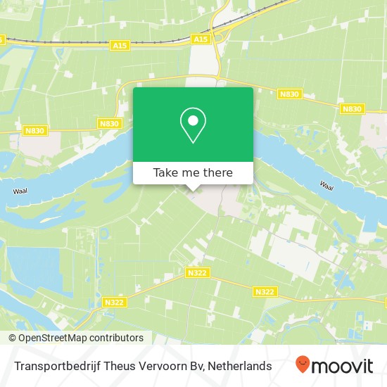 Transportbedrijf Theus Vervoorn Bv kaart
