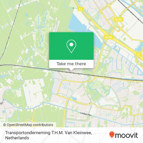 Transportonderneming T.H.M. Van Kleinwee kaart