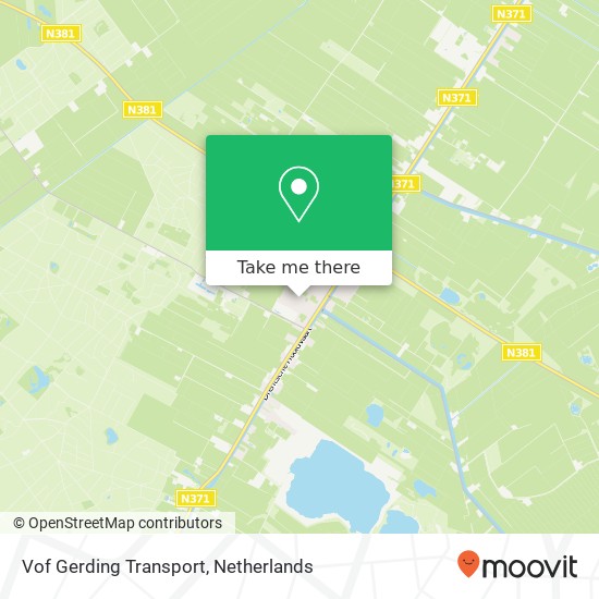 Vof Gerding Transport kaart