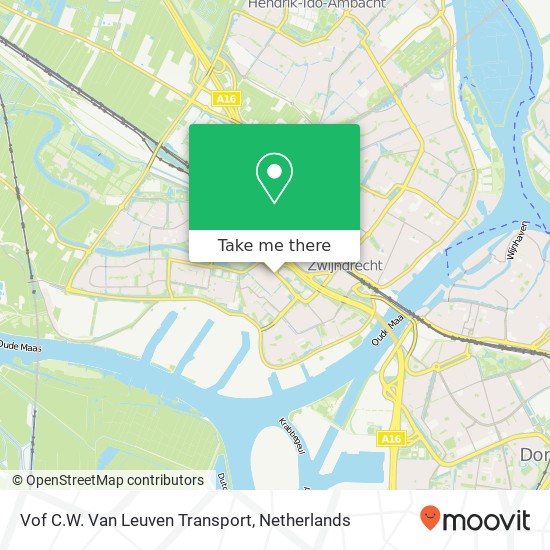 Vof C.W. Van Leuven Transport kaart