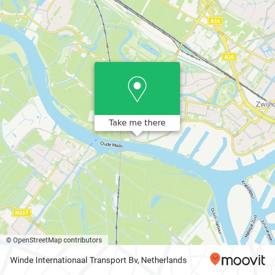Winde Internationaal Transport Bv kaart