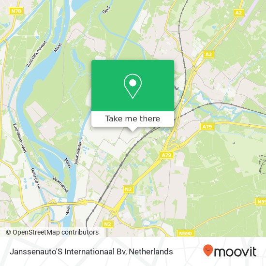 Janssenauto'S Internationaal Bv kaart