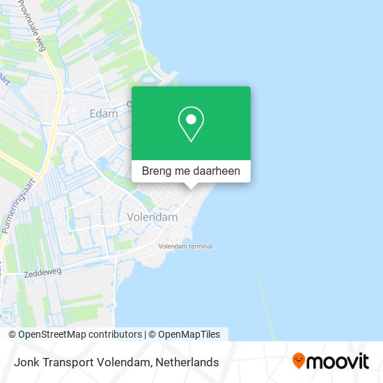 Jonk Transport Volendam kaart