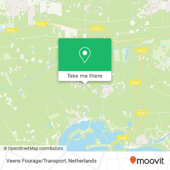 Veens Fourage/Transport kaart
