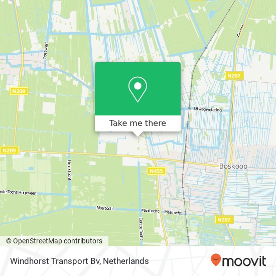 Windhorst Transport Bv kaart