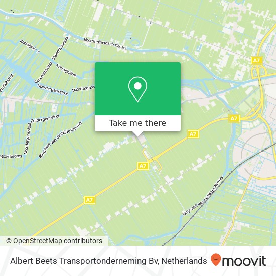 Albert Beets Transportonderneming Bv kaart