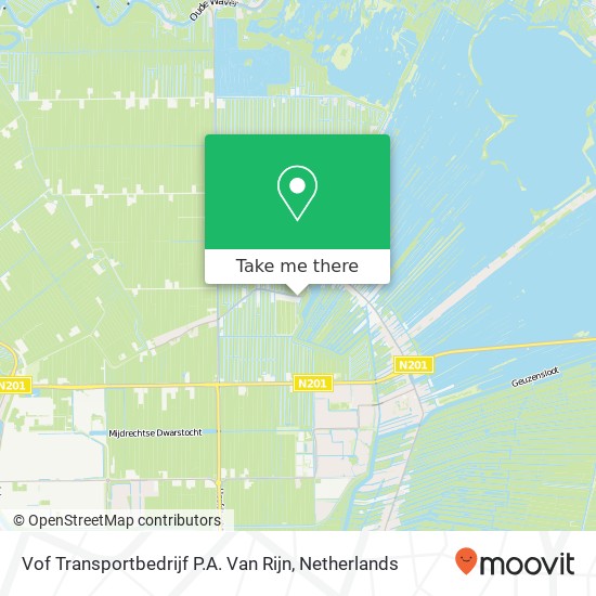 Vof Transportbedrijf P.A. Van Rijn kaart