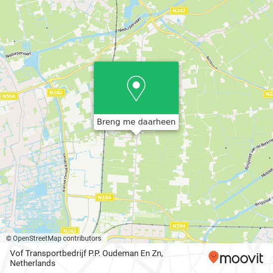 Vof Transportbedrijf P.P. Oudeman En Zn kaart