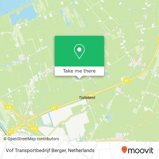 Vof Transportbedrijf Berger kaart