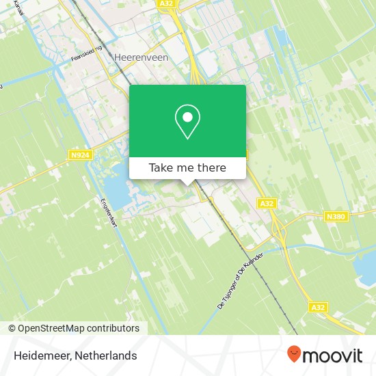 Heidemeer kaart