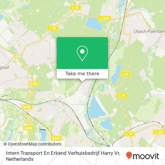 Intern Transport En Erkend Verhuisbedrijf Harry Vr kaart