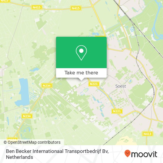 Ben Becker Internationaal Transportbedrijf Bv kaart