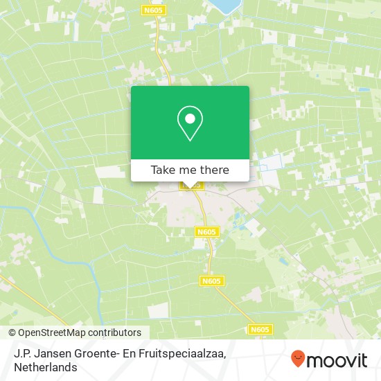 J.P. Jansen Groente- En Fruitspeciaalzaa kaart