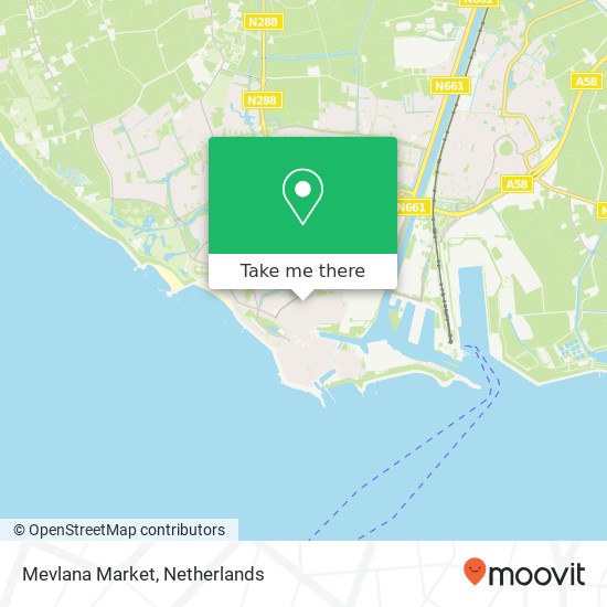 Mevlana Market kaart