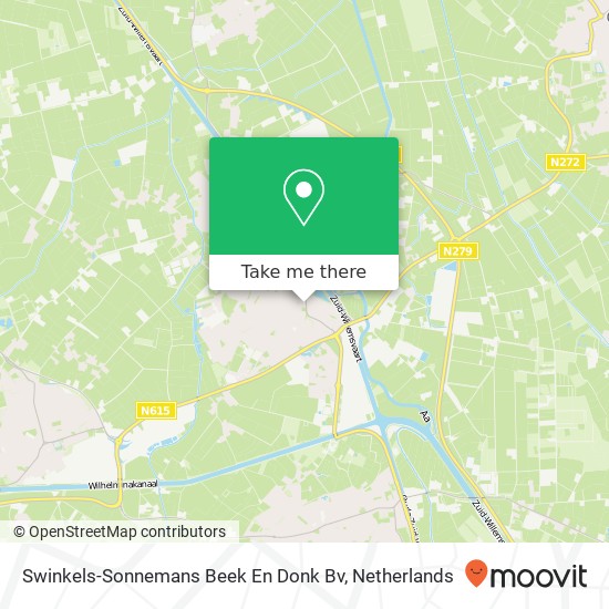 Swinkels-Sonnemans Beek En Donk Bv kaart