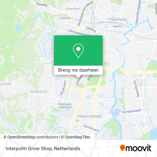 Interpolm Grow Shop kaart