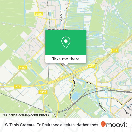 W Tanis Groente- En Fruitspecialiteiten kaart