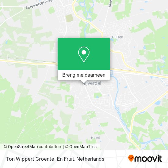 Ton Wippert Groente- En Fruit kaart