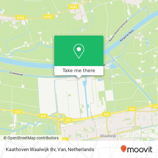 Kaathoven Waalwijk Bv, Van kaart