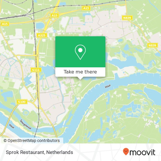 Sprok Restaurant kaart