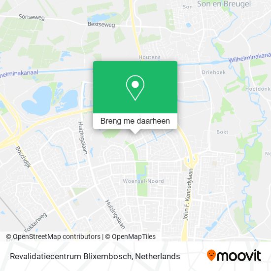Revalidatiecentrum Blixembosch kaart