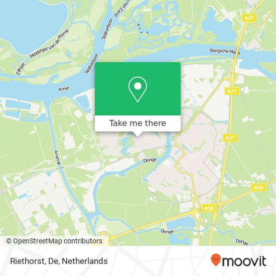 Riethorst, De kaart